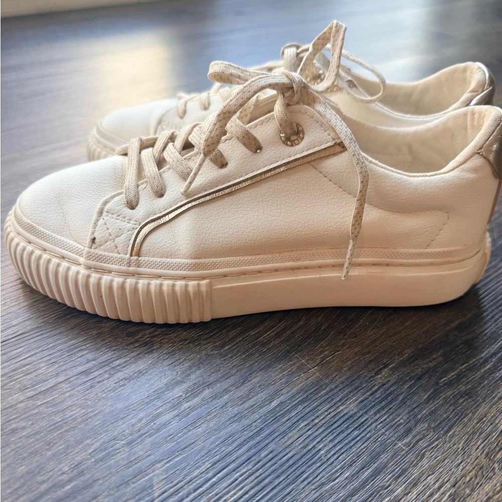 Zara Kids Cream Casual Sneakers